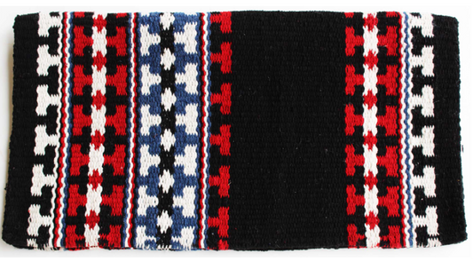 Challenger 34x36 Horse Wool Western Show Trail SADDLE BLANKET Pad Rug 36391